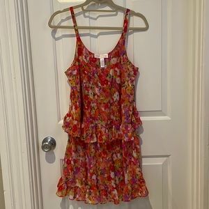 Oscar de la Renta pink label floral chemise